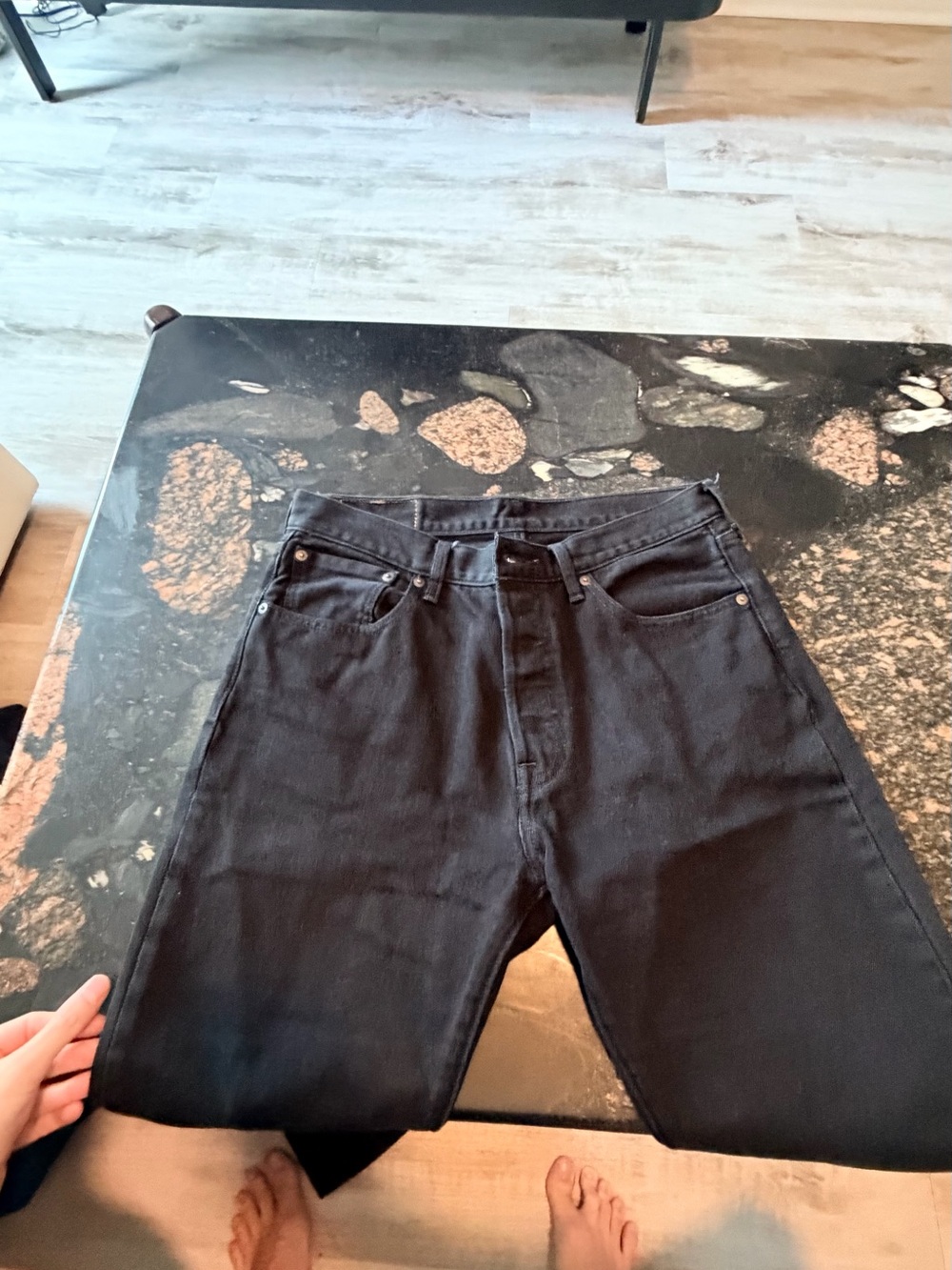 Levi's Black Straight Men's Jeans